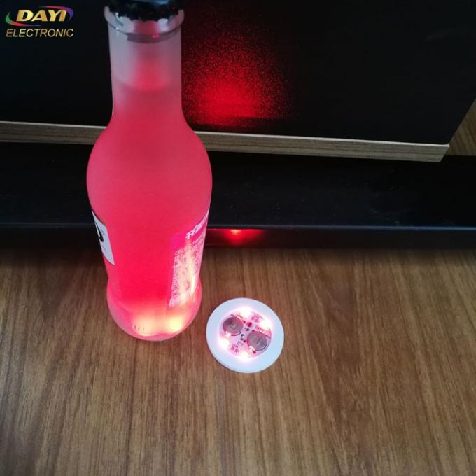 Light Up LED Bottle Light Sticker Multicolor OEM CE ROHS Certificate 16