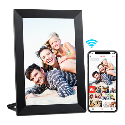 Putar Otomatis Layar Sentuh IPS Bingkai Foto Digital WiFi Disesuaikan