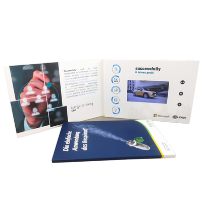 480 kali 272 Resolusi LCD Video Book untuk promosi bisnis dan memori tinggi untuk paparan maksimum