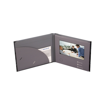 Brosur Layar LCD Memori 4GB, Brosur Video 7 