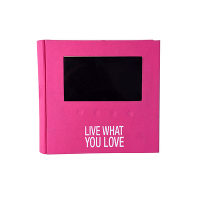 Folder Video LCD OEM ODM, Album Buklet Video, format Video 3GP MKV