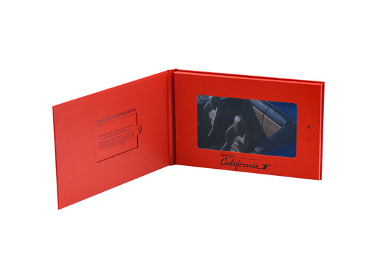 LCD display light control video multimedia box untuk hadiah bisnis pernikahan perusahaan kosmetik