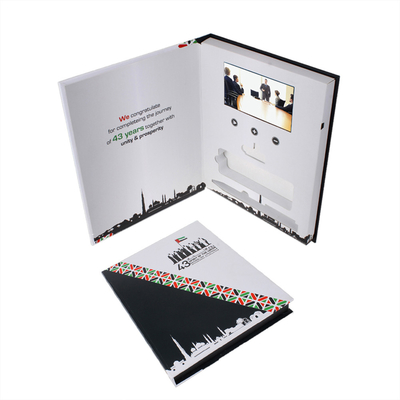Salam Folder Video LCD untuk undangan ukuran 148x210mm Memori 256MB