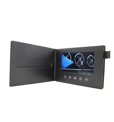OEM PU Undangan Video Card ROHS CE FCC Sertifikat untuk Periklanan